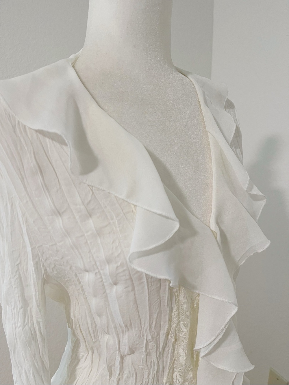 Sunny Taylor Vintage Bohemian Crinkle Blouse - Picture 3 of 8